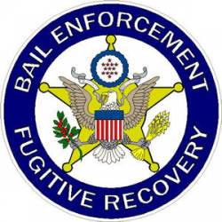 5 Point Star Bail Enforcement Fugitive Recovery - Decal