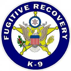 Fugitive Recovery K-9 - Decal