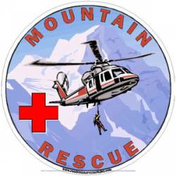 Mountain Rescue Helicopter - Decal