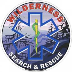 Wilderness Search & Rescue - Sticker