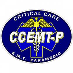 CCEMT-P Critical Care EMT Paramedic - Decal