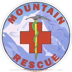 Mountain Rescue - Sticker