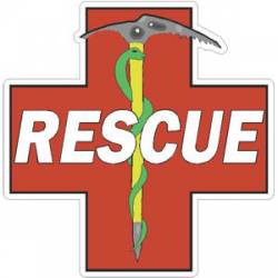 Mountain Rescue Cross - Decal