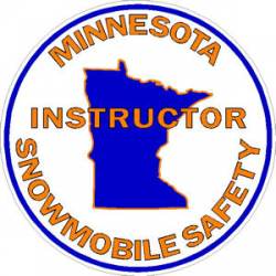 Minnesota Snowmobile Safety Instructor - Sticker