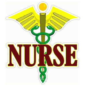 Nurse Caduceus - Decal at Sticker Shoppe