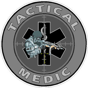 Tactical Medic Star Of Life & Sniper - Decal at Sticker Shoppe