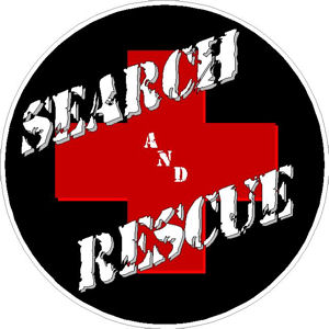 Search & Rescue Cross - Decal at Sticker Shoppe