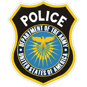 United States Army Police - Sticker at Sticker Shoppe