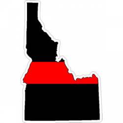 State of Idaho Thin Red Line - Decal