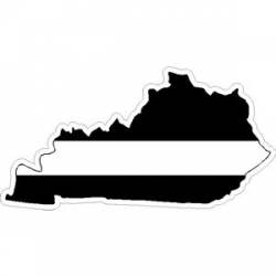 State of Kentucky Thin White Line - Decal