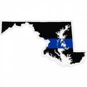 State of Maryland Thin Blue Line - Decal