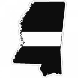 State of Mississippi Thin White Line - Decal