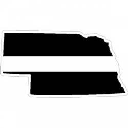 State of Nebraska Thin White Line - Decal