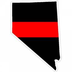 State of Nevada Thin Red Line - Decal