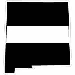 State of New Mexico Thin White Line - Decal