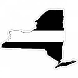 State of New York Thin White Line - Decal