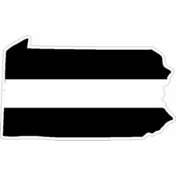State of Pennsylvania Thin White Line - Decal