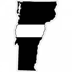State of Vermont Thin White Line - Decal