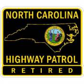 North Carolina Highway Patrol Retired - Sticker