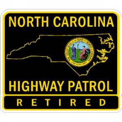 North Carolina Highway Patrol Retired - Sticker