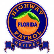 Florida Highway Patrol Retired - Sticker