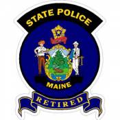 Maine State Police Retired - Sticker