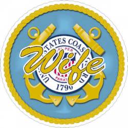 United States Coast Guard Wife - Sticker