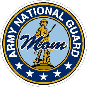 United States Army National Guard Mom - Sticker at Sticker Shoppe