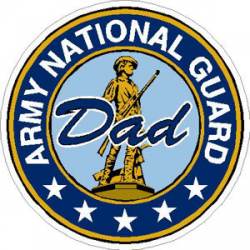 United States Army National Guard Dad - Sticker