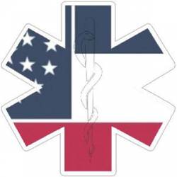 State of Mississippi Star of Life - Sticker