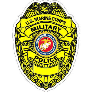 United States Marine Corps Military Police Badge - Sticker at Sticker ...