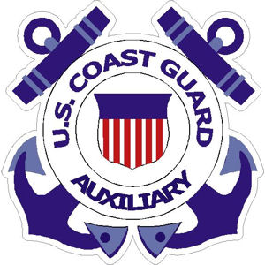 United States Coast Guard Auxiliary - Sticker at Sticker Shoppe