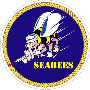 United States Navy Seabees - Sticker at Sticker Shoppe