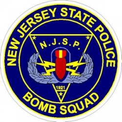 New Jersey State Police Bomb Squad - Vinyl Sticker