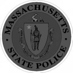 Massachusetts State Police Subdued - Sticker