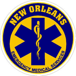 New Orleans Emergency Medical Services - Sticker at Sticker Shoppe