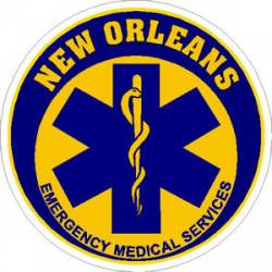 New Orleans Emergency Medical Services - Sticker