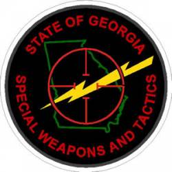 State Of Georgia Special Weapons & Tactics - Sticker