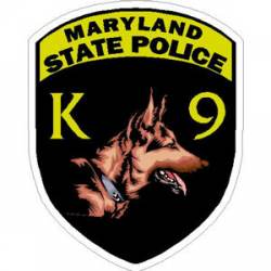 Maryland State Police K-9 - Sticker