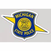 Michigan State Police Logo - Vinyl Sticker