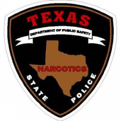 Texas State Police Narcotics - Sticker