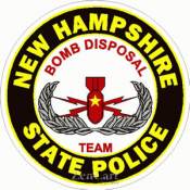 New Hampshire State Police Bomb Disposal Team - Sticker