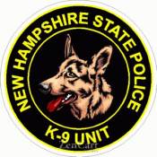 New Hampshire State Police K-9 Unit - Sticker