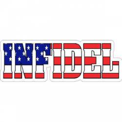 Infidel Flag - Sticker