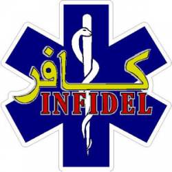 Star Of Life EMS Infidel - Sticker
