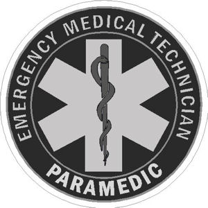 Emergency Medical Technician Paramedic Subdued - Sticker at Sticker Shoppe