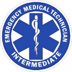 Emergency Medical Technician Intermediate - Sticker