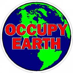 Occupy Earth - Sticker