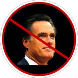 No Mitt Romney Republican - Sticker