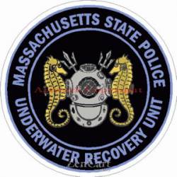 Massachusetts State Police Underwater Recovery Unit - Sticker